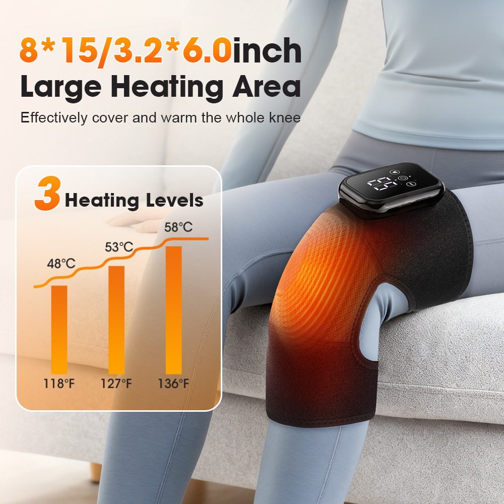 New product electric knee pad and knee massager to warm old cold legs, leg joints and knee hot compress massager
