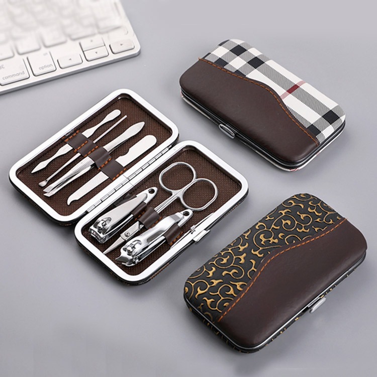 Wholesale nail scissors 7-piece set, manicure tool set, nail clipper manicure set, nail clippers, beauty set