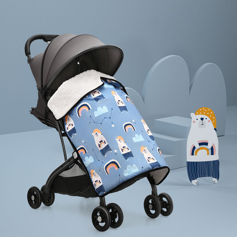 Stroller windproof blanket, stroller cover blanket, windproof baby blanket, small hug quilt, waterproof when going out, convenient for toddlers to keep warm